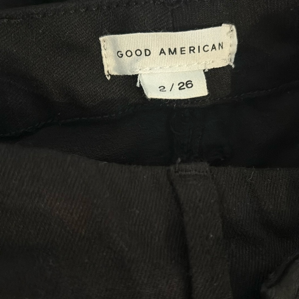 NWT GOOD AMERICAN  Good Classic Crossover Hi Rise Jeans - Picture 8 of 11